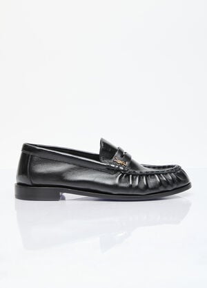 Thom Browne Le Loafer Penney Leather Slippers Black thb0155012