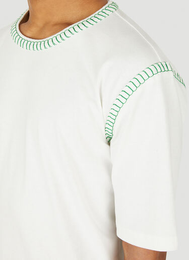 T-shirts Bottega Veneta - Intrecciato pattern white T-shirt -  541638VEXJ09000