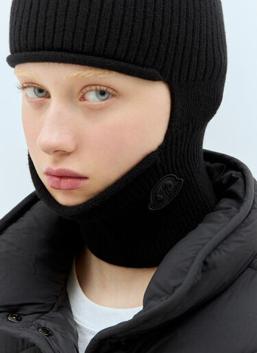 Moncler Wool And Cashmere Balaclava Black mon0258038