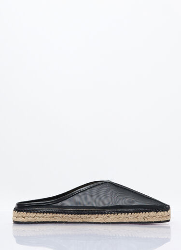 TOTEME The Espadrille Slippers Black tot0257039