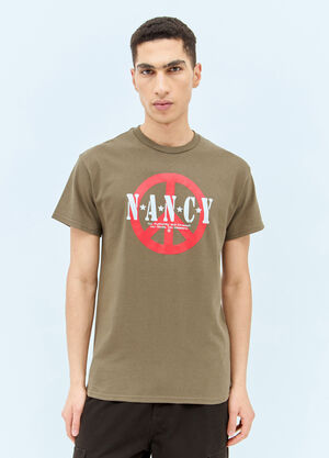 Nancy No Gods, No Masters T-Shirt Khaki ncy0155004