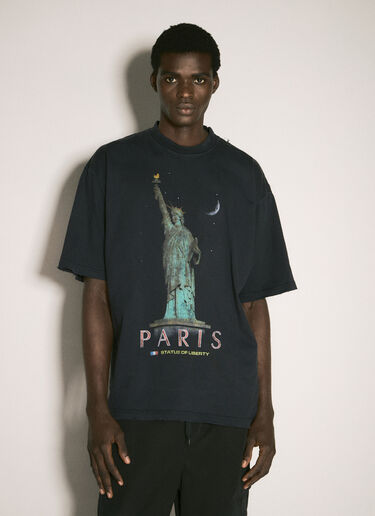 Balenciaga Paris Liberty T-Shirt Black bal0157019