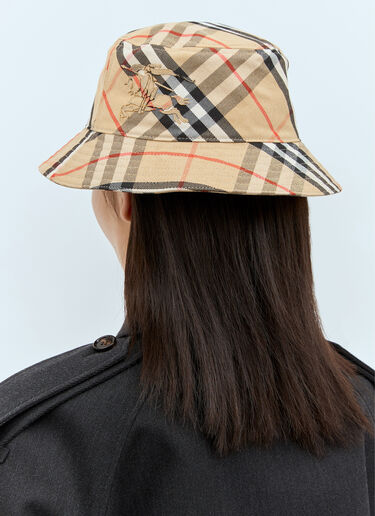 Burberry Check Bucket Hat Beige bur0357001