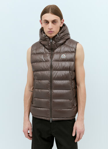 Moncler Barant 羽绒马甲 棕色 mon0157004