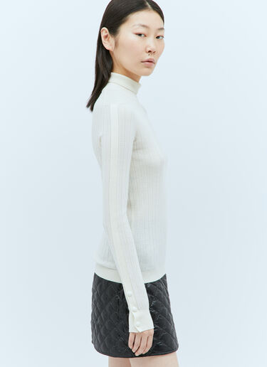 Moncler Wool And Cashmere Sweater White mon0257054