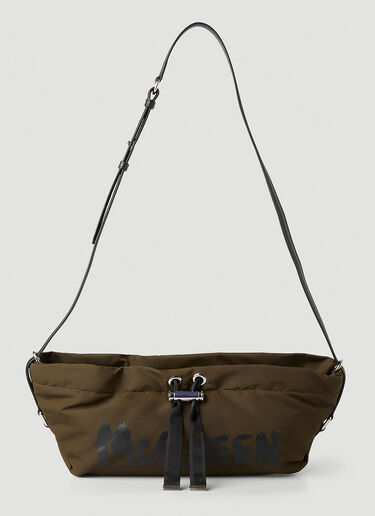Alexander McQueen, The mini bundle graffiti nylon bag