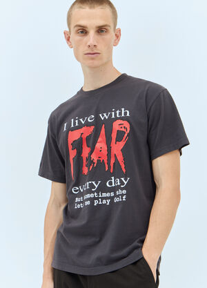 Burberry Fear Tシャツ  ブラック bur0255093