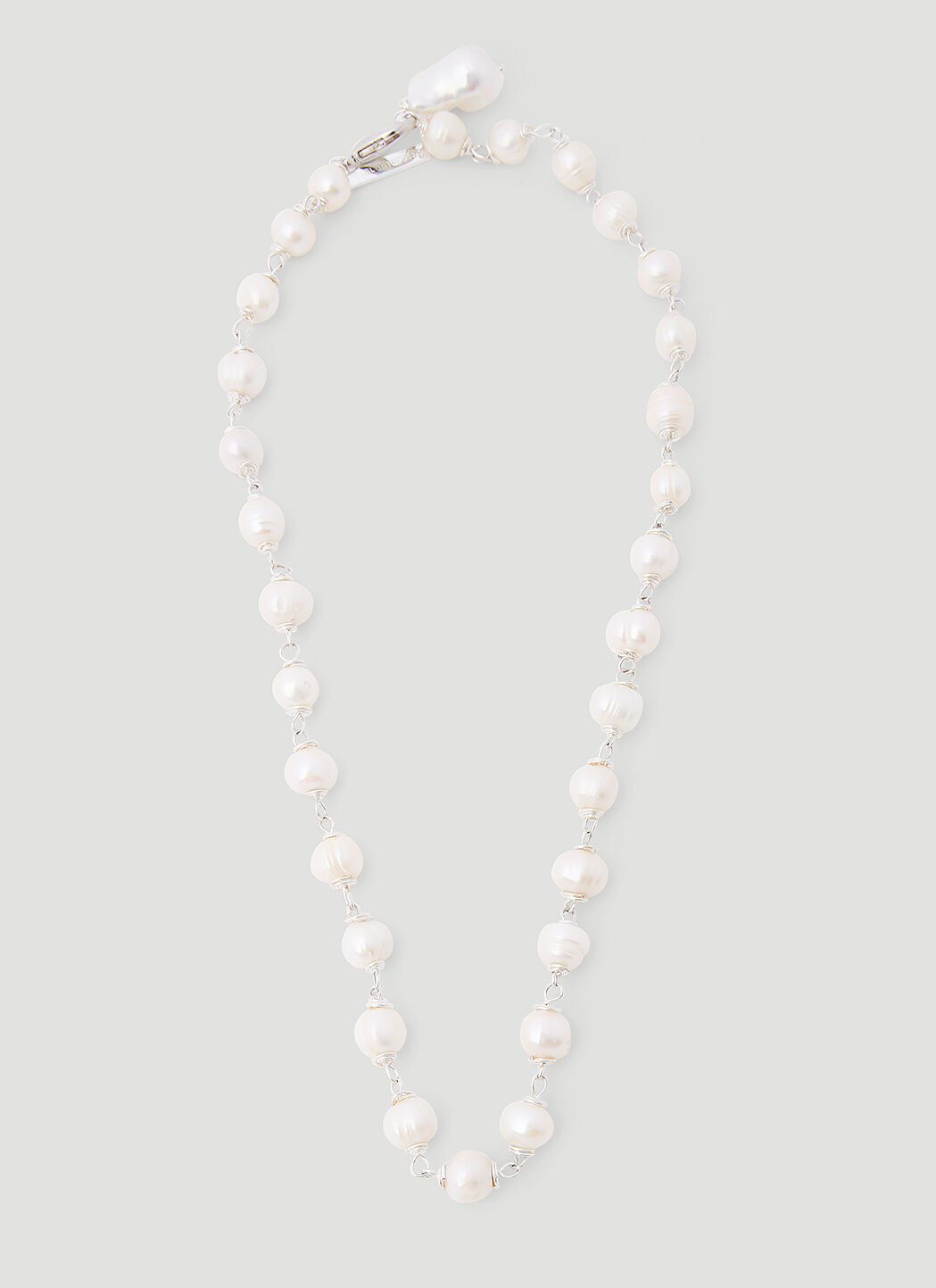 Pearl Octopuss.y Vampire Pearl Chain Necklace Silver prl0355003