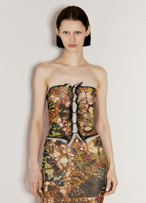 Jacquemus Butterfly Bustier Gold jas0256001