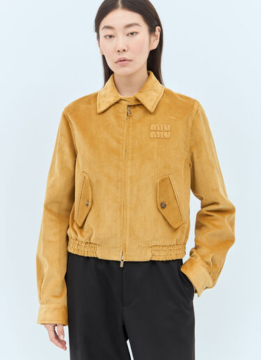 Miu Miu Corduroy Jacket Mustard miu0258014