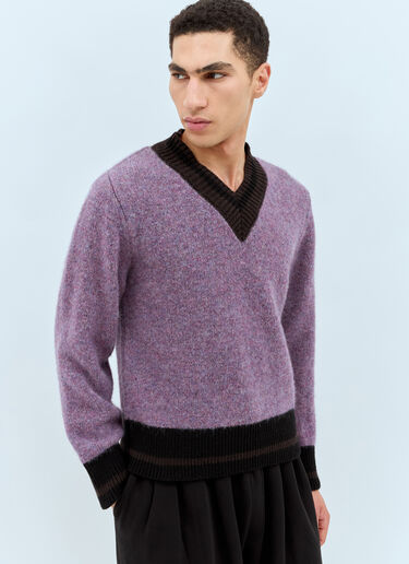 Dries Van Noten Moon Sweater Purple dvn0158023