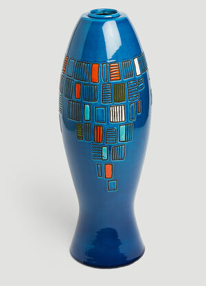 Bitossi Ceramiche Capogrossi Vase Blue wps0644263