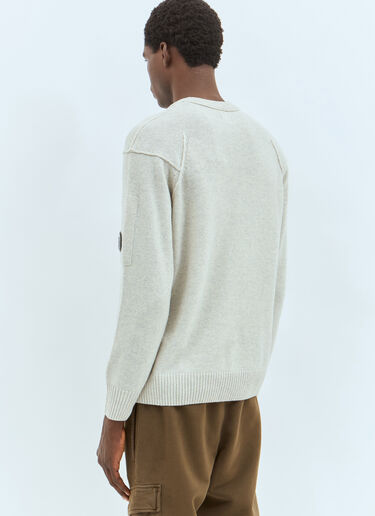 C.P. Company Wool-Blend Sweater Cream pco0157004