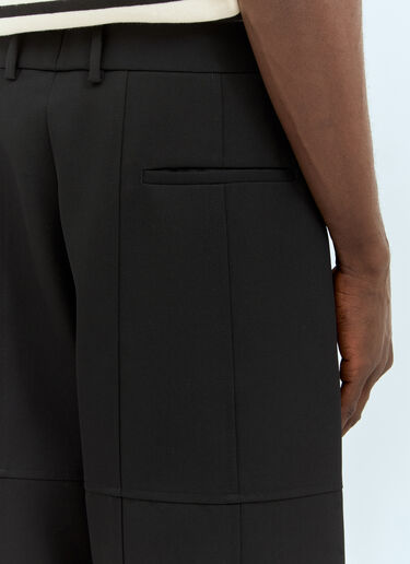 Jil Sander Panelled Wool Pants Black jil0157005