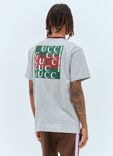 Gucci 互扣字母 G T 恤  灰色 guc0157037