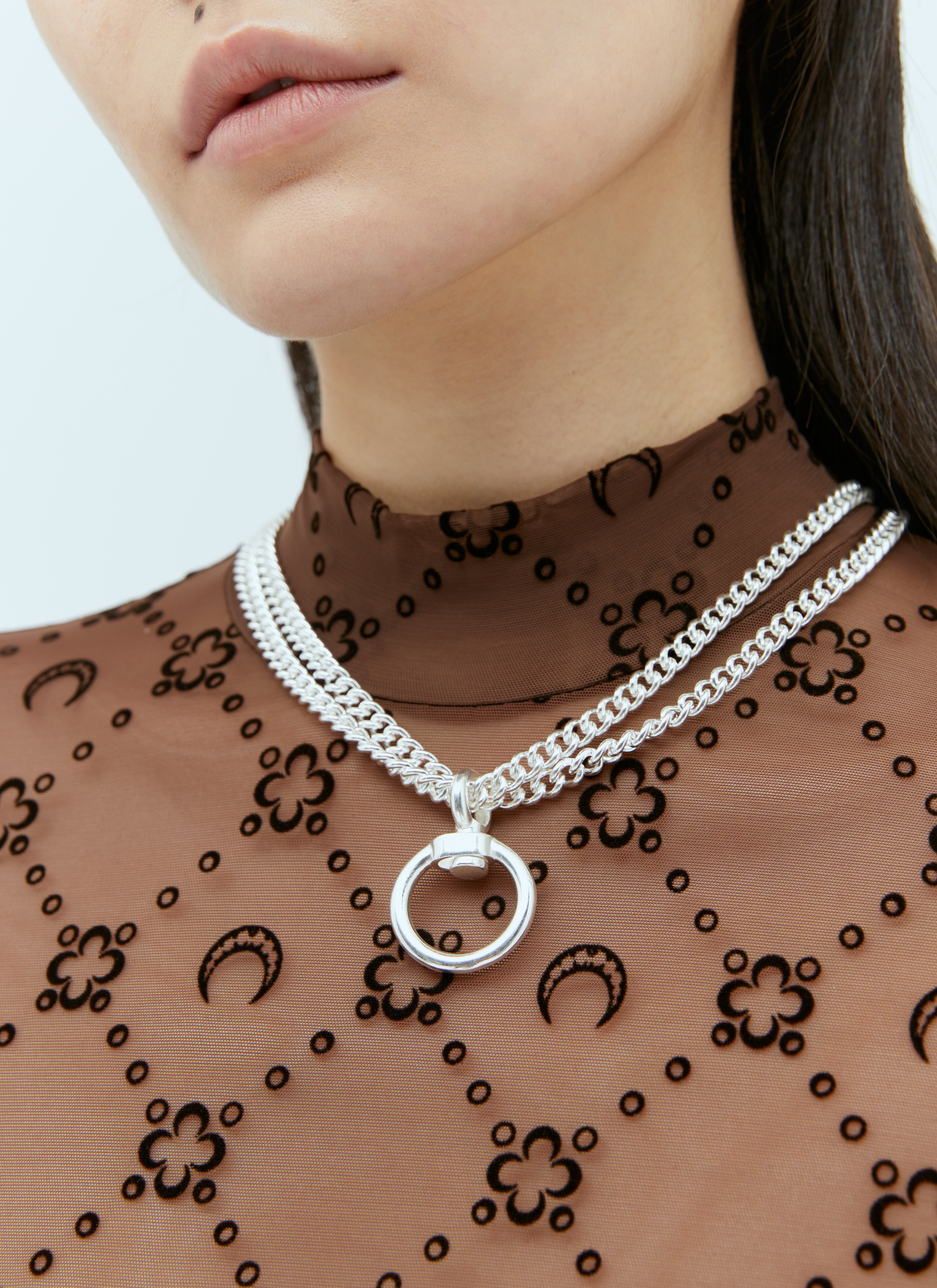 Martine Ali Motala Chain Necklace in Silver | LN-CC®