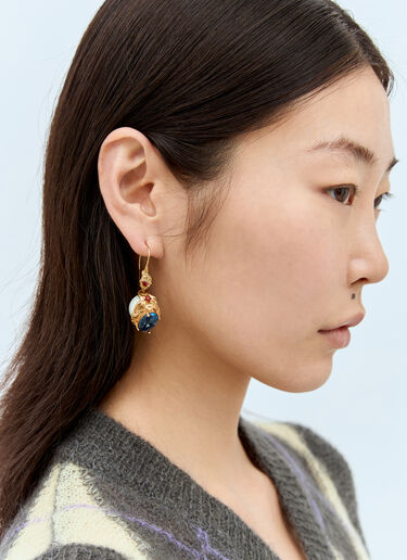 Marni Pearl Drop Earrings Gold mni0257026