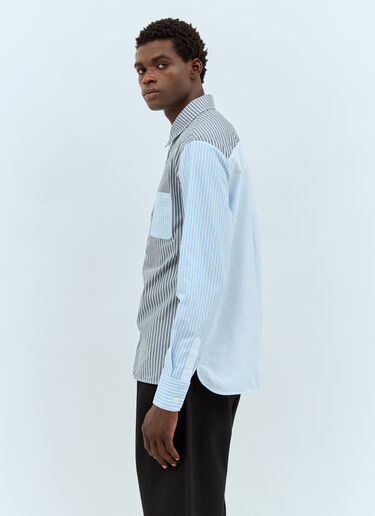 A.P.C. Erwann Striped Shirt Blue apc0157002