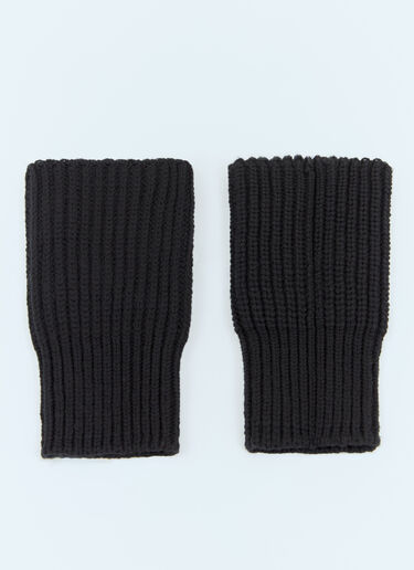 Dries Van Noten Wool Cuffs Black dvn0158034