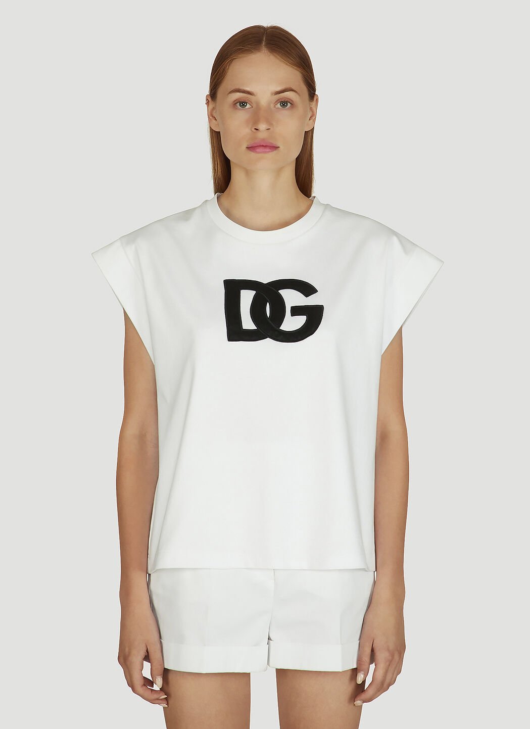 Gucci DG Logo T-Shirt White guc0257008