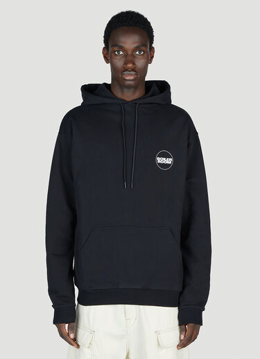 Room Logo Boiler in Sweatshirt Hooded | LN-CC® Black
