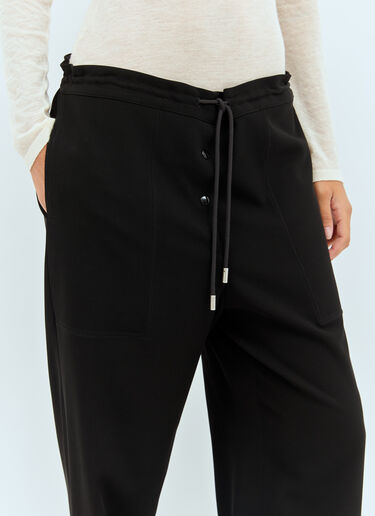 The Row Bonnette Pants Black row0258015