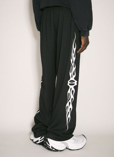 Balenciaga Burning Unity Baggy Trackpants Black bal0157002