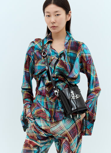 Vivienne Westwood Daisy 小号水桶包 黑色 vvw0257009