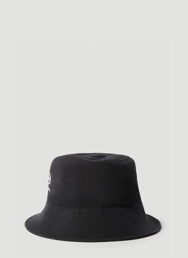 Balenciaga Women's Logo Embroidery Bucket Hat in Black | LN-CC®