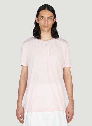 Aaron Esh Gathered Neck T-Shirt Pink ash0152009