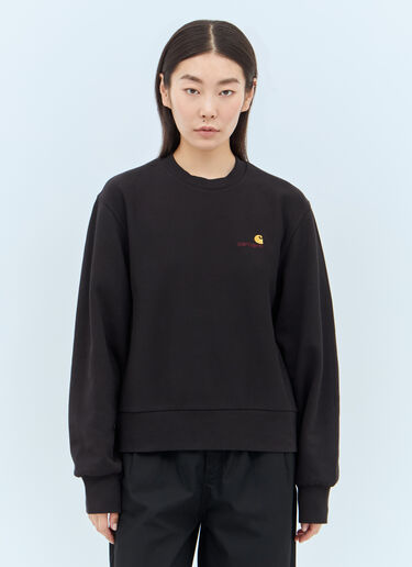 Carhartt WIP American Script Sweatshirt Black wip0257005