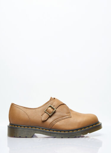 Dr. Martens 1461 Monk Buckle Leather Shoes Beige drm0156014