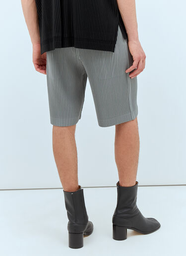 Homme Plissé Issey Miyake 5月プリーツショーツ グレー hmp0157007