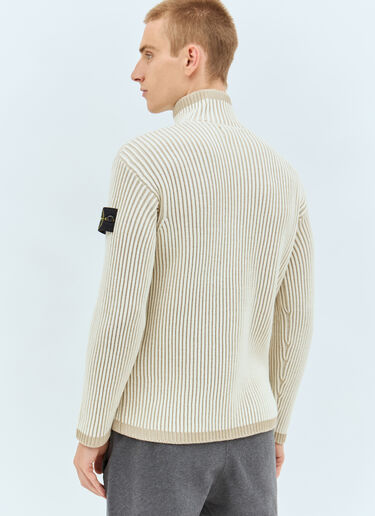 Stone Island Half-Zip Sweater Beige sto0158040