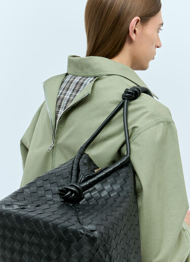 Bottega Veneta ラージループウィークエンダーバッグ ブラック bov0357001