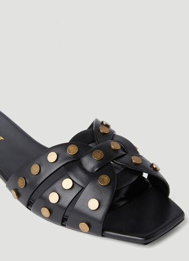 Saint Laurent Tribute Studded Sandals Black sla0251182