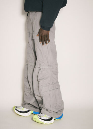 Balenciaga Flared Cargo Pants Grey bal0157020