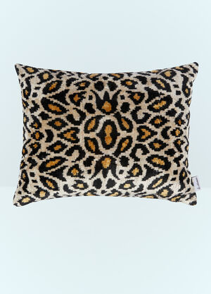 Rizzoli International Publications Leopard Print Velvet Cushion Red wps0691293