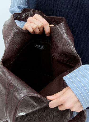 A.P.C. Ninon Small Tote Bag Brown apc0257024