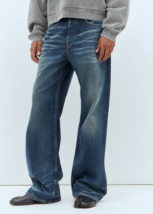 Miu Miu 2021M Loose-Fit Jeans Blue miu0358002