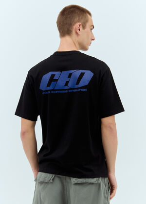 ICE & TECHNO CEO T-Shirt Black int0156003