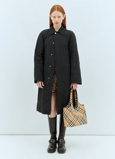 Burberry 小号格纹托特包 米色 bur0257032