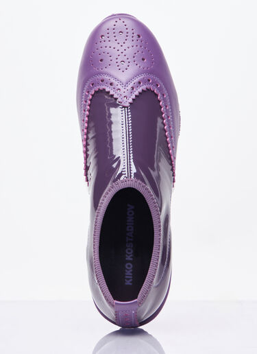 Kiko Kostadinov Sonia Slip-On Brogues Purple kko0258018