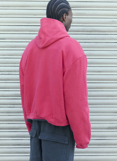 GREG ROSS Shoulder Pad Hooded Sweatshirt Red grr0157010