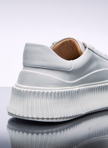 Jil Sander Leather Sneakers White jil0256018