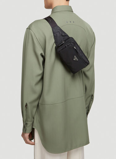 Prada Men's Marsupio Re-Nylon Belt Bag in Black | LN-CC®