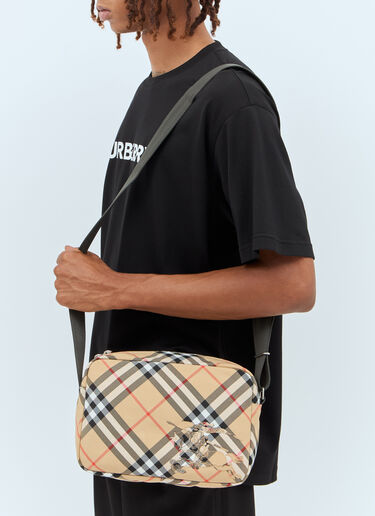 Burberry Check Crossbody Bag Beige bur0157042