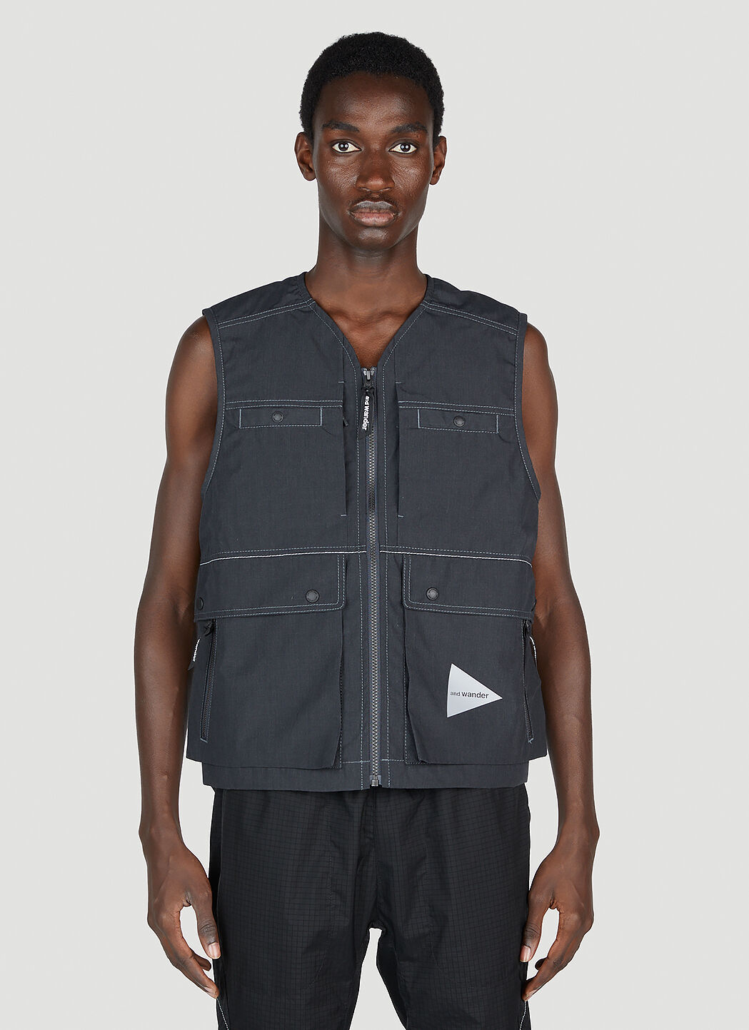 And Wander Kevlar Gilet Jacket in Grey | LN-CC®