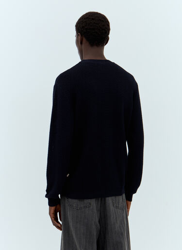 A.P.C. x JJJJound Waffle-Knit Sweater Navy apc0157017