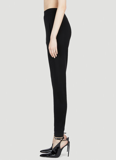 Saint Laurent Tapered Track Pants Black sla0252005